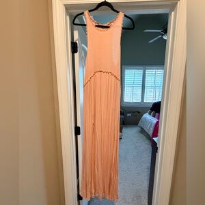 POL Peach Maxi Dress